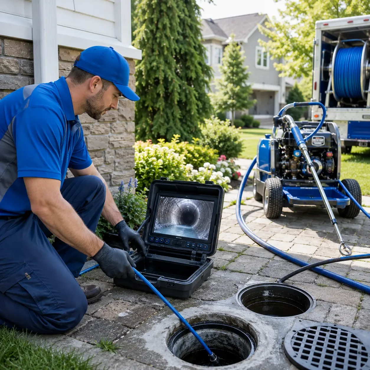 Outdoor drain cleaning professionals serving Galloway, WV