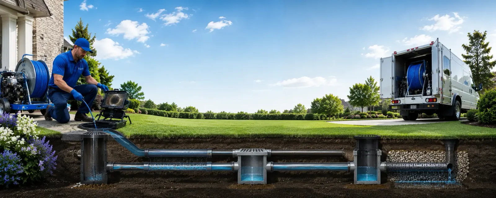 Outdoor drain cleaning information for Galloway, WV
